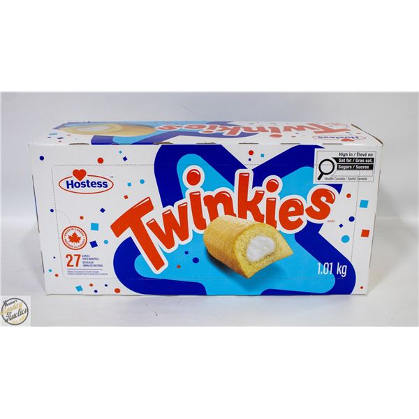 CASE WITH 27 HOSTESS TWINKIES