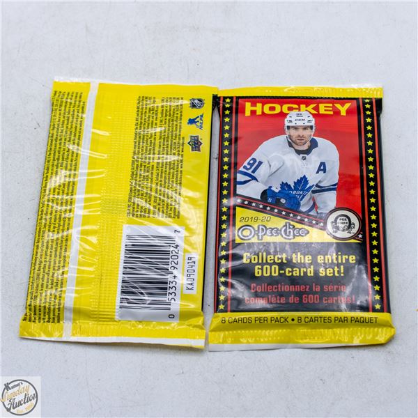 2 SEALED 2019-2020 O-PEE-CHEE HOCKEY CARD PACKS