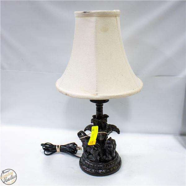 ELEPHANT TABLE LAMP 22" TALL WITH SHADE