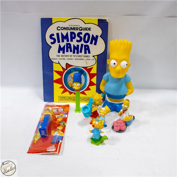 ASSORTED VINTAGE SIMPSONS TOYS