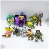 Image 1 : ASSORTED VINTAGE NINJA TURTLE FIGURES