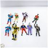 Image 1 : ASSORTED VINTAGE SUPER HERO FIGURES