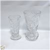 Image 1 : 2 VINTAGE CRYSTAL VASES