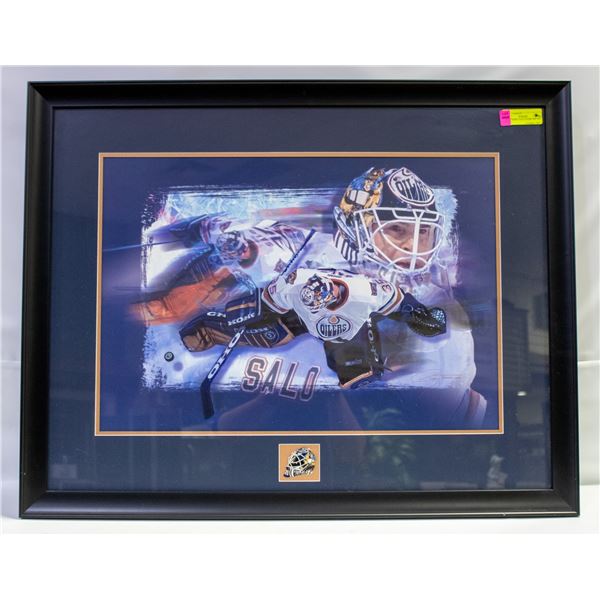 2001 TOMMY SALO OILERS ART BY GERRY