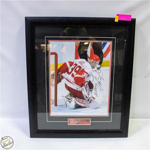 SIGNED DOMINIK HASEK DETROIT RED WINGS