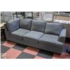 Image 1 : GREY / BLUE FABRIC SOFA