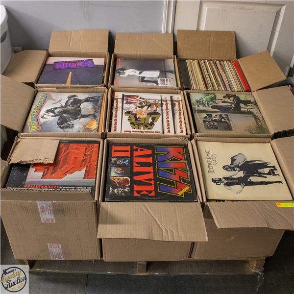 PALLET OF RECORDS: ROCK, POP, COUNTRY & MORE