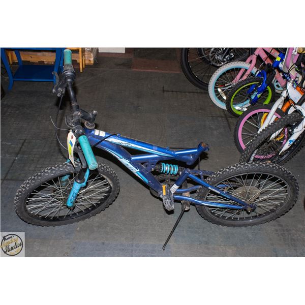 POLICE SEIZED: WICKED FUGITIVE BIKE 20" BLUE WHITE