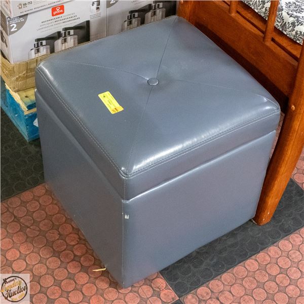 OTTOMAN W/ STORAGE- 17" X 16"