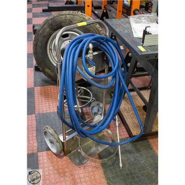 PORTABLE FOAMER UNIT CART WITH HOSE (NO TANK)