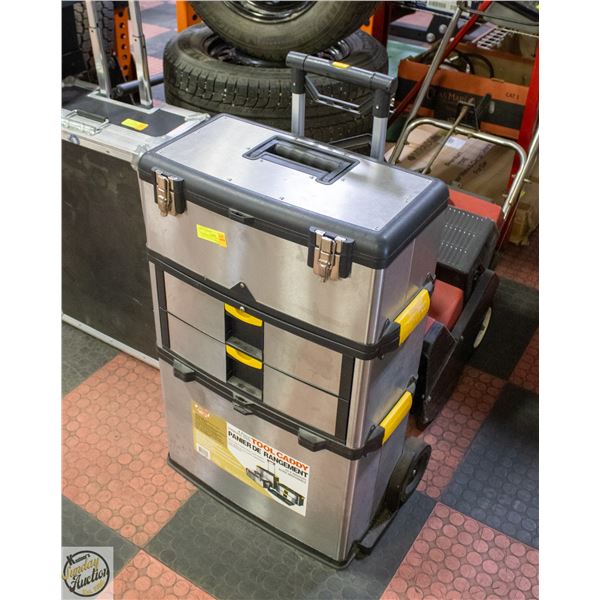 STAINLESS STEEL 4 PIECE TOOL CADDY- QUALITY CRAFT