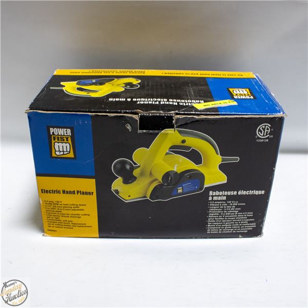 BOX OF ELECTRIC HAND PLANER