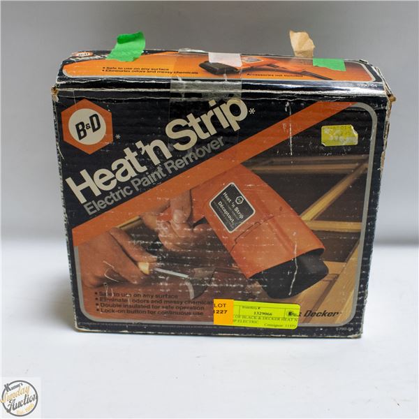 BOX OF BLACK & DECKER HEAT N STRIP ELECTRIC