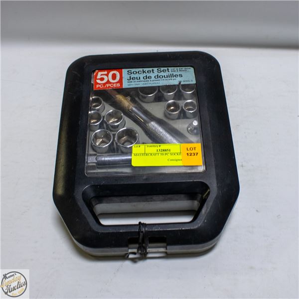 MASTERCRAFT 50-PC SOCKET SET