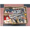 Image 1 : BOX OF ANTIQUE TOOLS