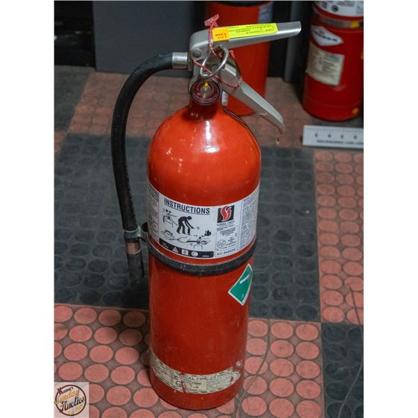 10LB FULLY CHARGED FIRE EXTINGUISHER