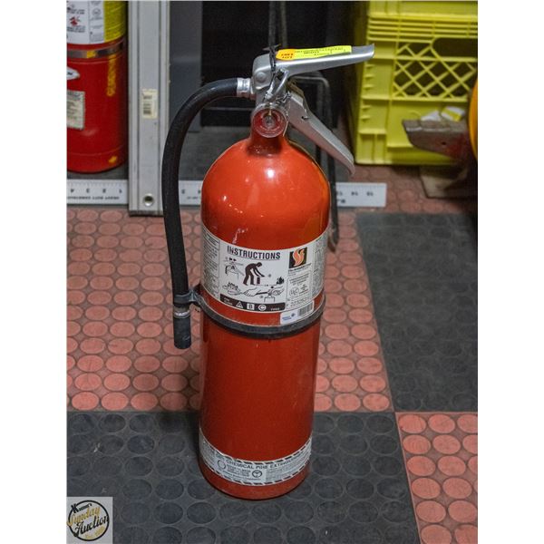 10LB FULLY CHARGED FIRE EXTINGUISHER