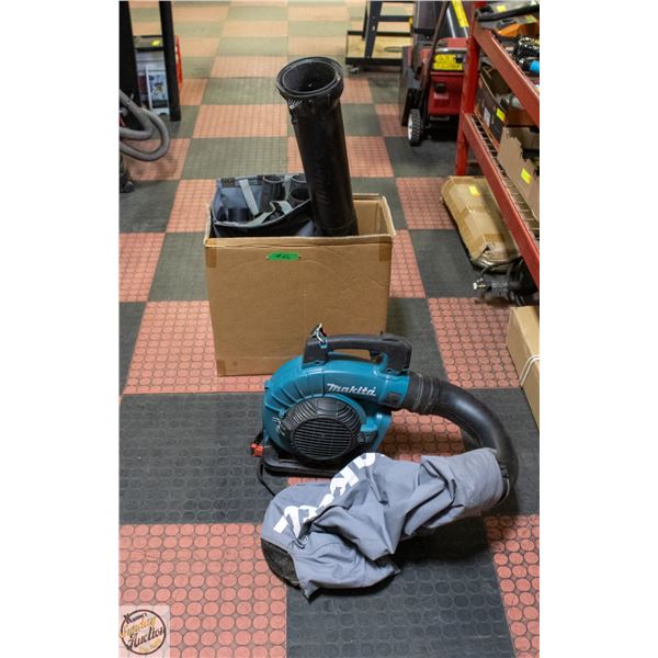 BOX AND BAG OF MAKITA DUB363 36V (POWERED BY