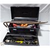 Image 1 : TOOL BOX W/MISC TOOLS, 2 CROW BARS