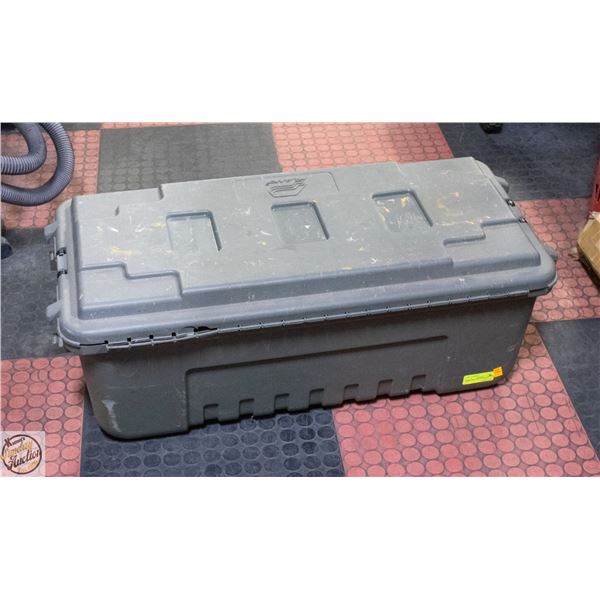 HARD CASE WITH WHEELS 36” X 17” X 13”