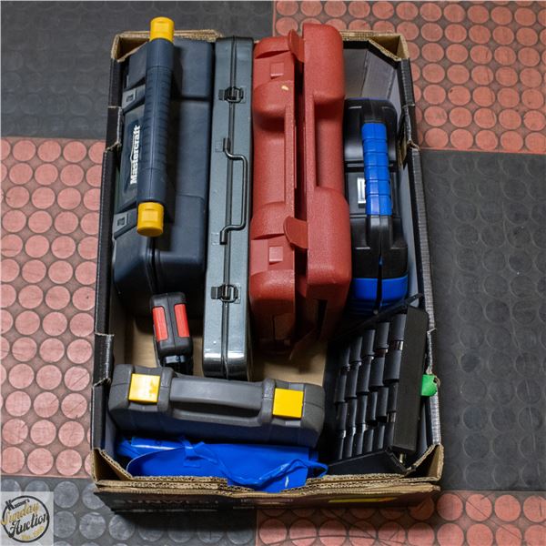 BOX OF 5 KITS (HOLE SAW BITS, DREMEL BITS,TAP & DI