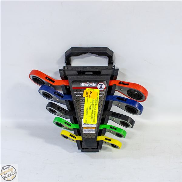 MT.BLACKSMITH METRIC OFFSET RATCHETING WRENCH SET