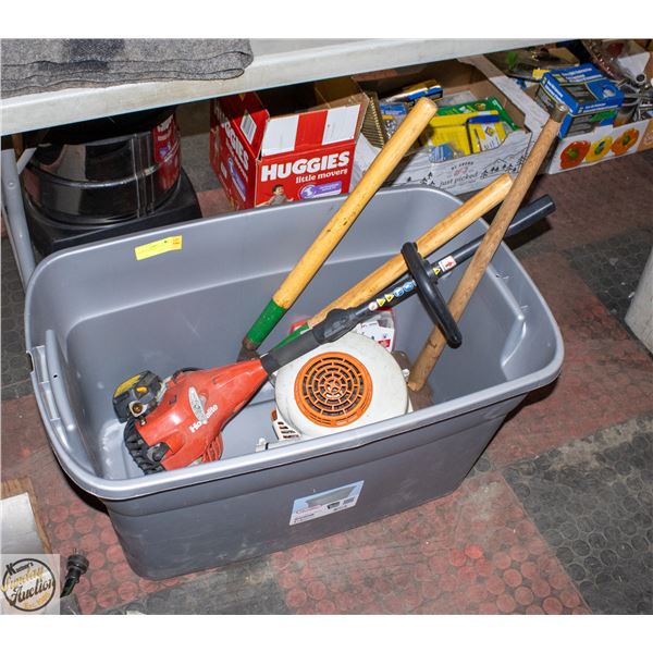 GARDEN & POWER TOOL LOT