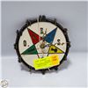 Image 1 : VINTAGE EASTERN STAR FREE MASON CLOCK