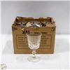Image 1 : LOT OF 6 VINTAGE CRYSTAL WINE GLASSES