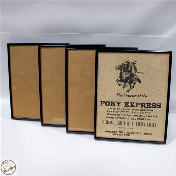 METAL AND GLASS FRAMES 8 INCHES X 10 INCHES