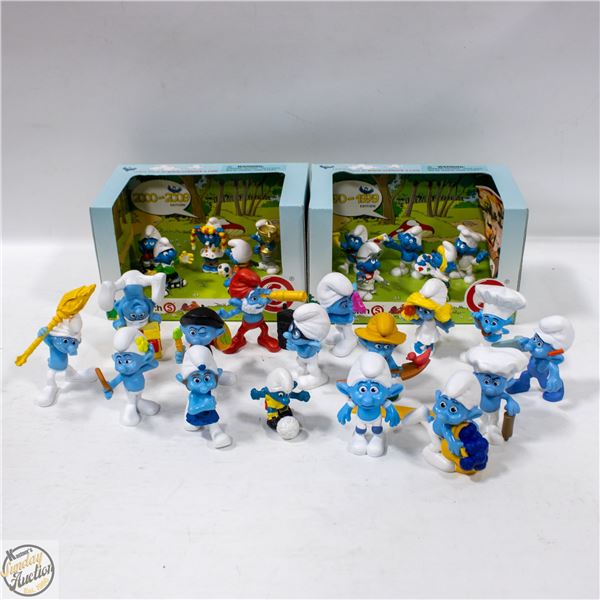 VINTAGE SCHLEICH SMURF FIGURES