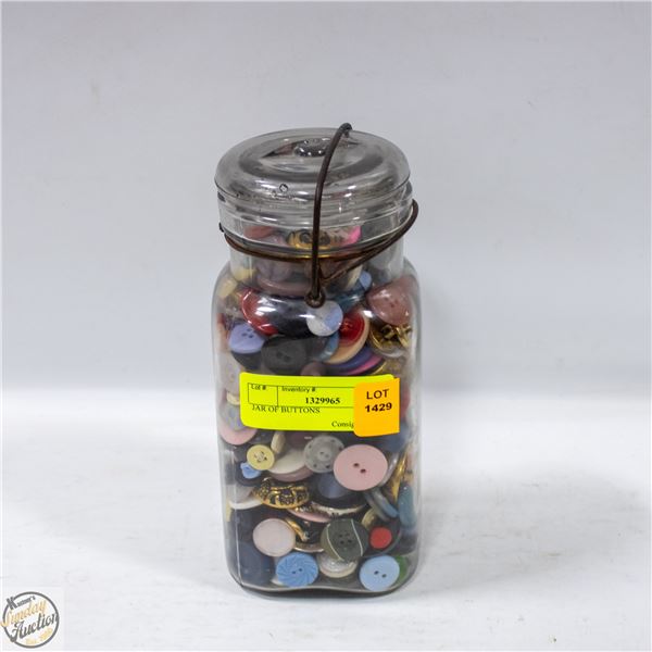 JAR OF BUTTONS