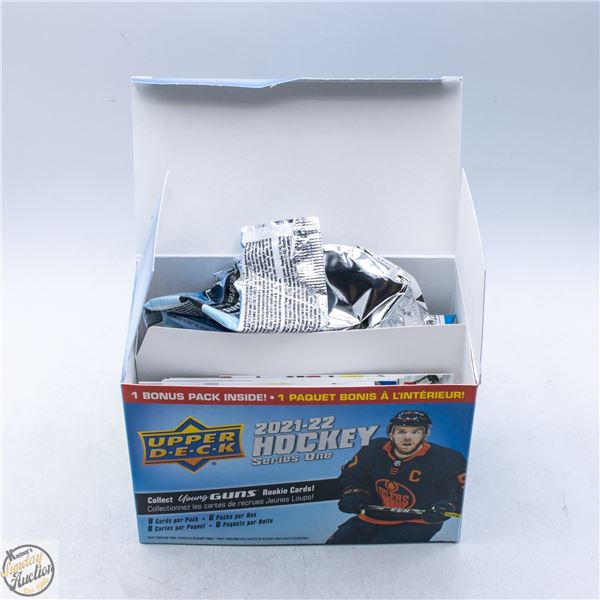 PREVIOUSLY OPENED/REPACKED 2021-22 UPPER DECK