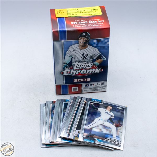 PREVIOUSLY OPENED/REPACKED 2026 TOPPS CHROME