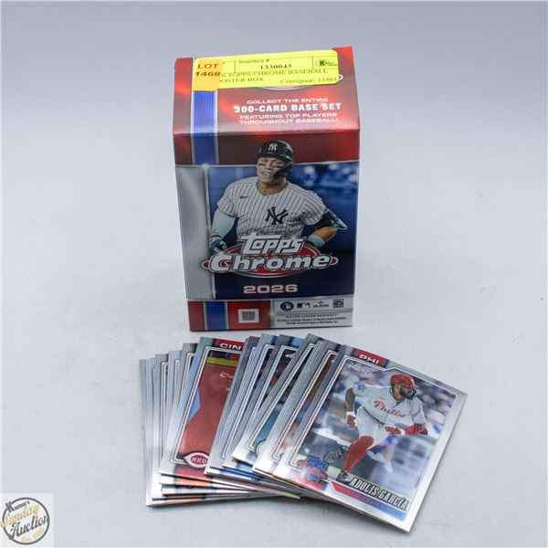 PREVIOUSLY OPENED/REPACKED 2026 TOPPS CHROME