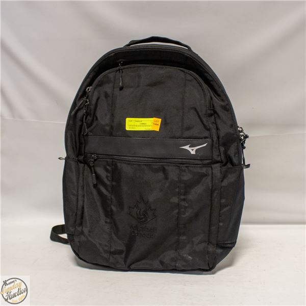 ESTATE BLACK BACKPACK MULTI POCKET FULL SIZE