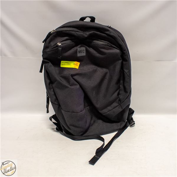 MEC BLACK BACKPACK FULL SIZE