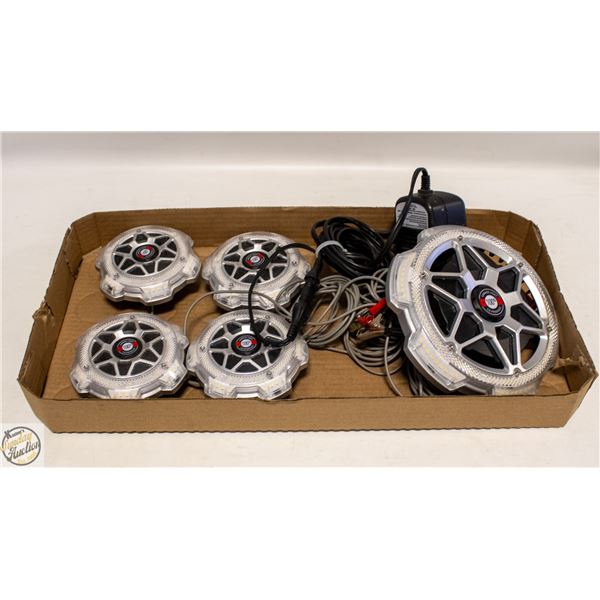 ESTATE GARAGE LIGHT 100% COPRODUCE SPEAKER SHAPED