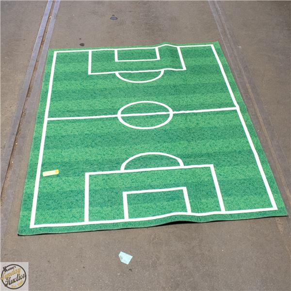 APPROX 4FT X 6FT FOOTBALL FIELD THEMED