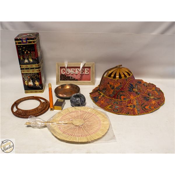 ESTATE ORIENTAL THEMED ITEMS INCLUDING