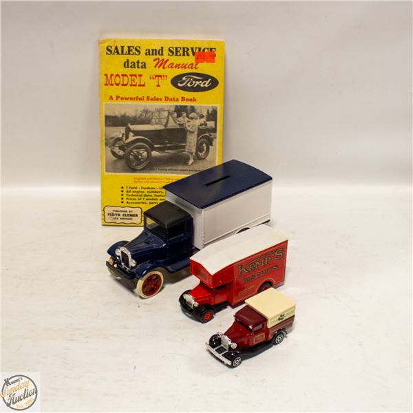 VINTAGE/ANTIQUE STYLE MODEL CARS