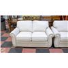 Image 1 : ESTATE CUSTOM WHITE LEATHER 2 SEATER