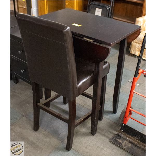 LEATHER CHAIR BARSTOOL HEIGHT