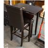 Image 1 : LEATHER CHAIR BARSTOOL HEIGHT