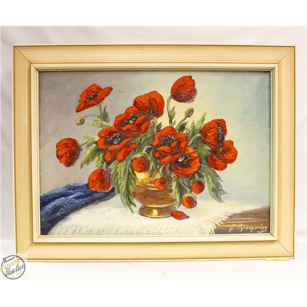FRAMED ORIGINAL OIL PAINTING ARTIST SIGNED