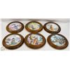 Image 1 : SET OF ROUND COLLECTOR PLATES FRAMED