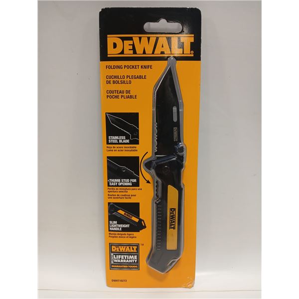 NEW 3" DEWALT FOLDING POCKET KNIFE
