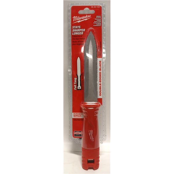 NEW 5.5" MILWAUKEE FULL TANG DOUBLE EDGED BLADE