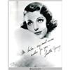 Image 1 : Loretta Young Autographed Negative and Photograph