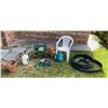 Image 17 : Outdoor Garden Lot with Broil King Gas Barbeque, Planter Boxes, Green Table, Tools and Hose